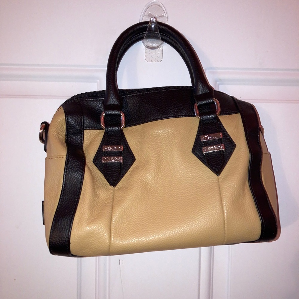Two-Tone Leather Tignanello Handbag